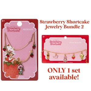 NWT! Too Cute Strawberry Shortcake Jewelry Bundle #2!